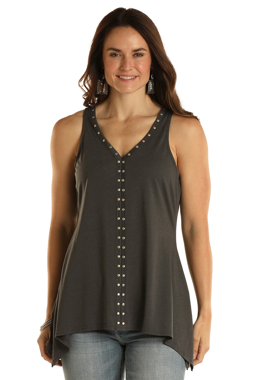 Studded Tank Top - More Colors Available (LW20T02365)