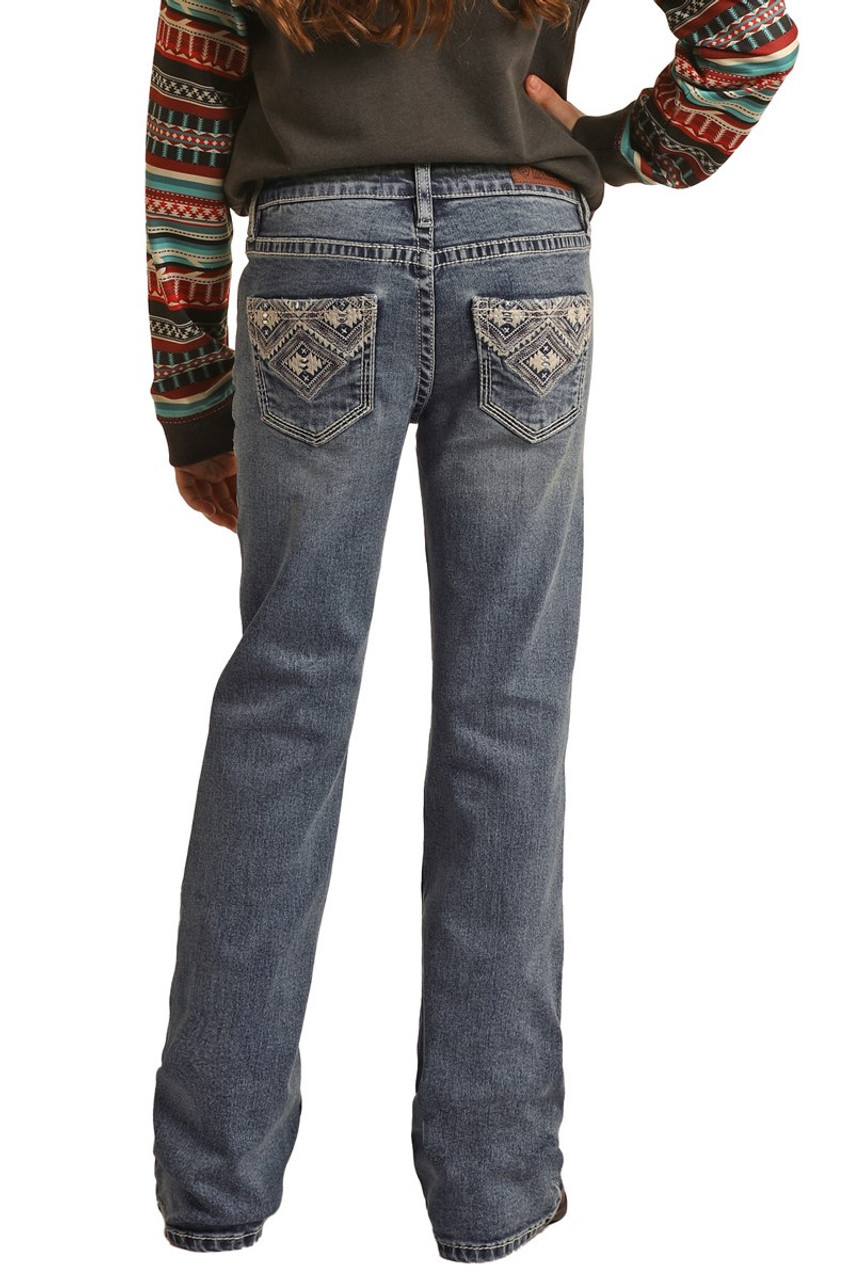 Mid Rise Extra Stretch Bootcut Jeans (RRWD4MR0XL)