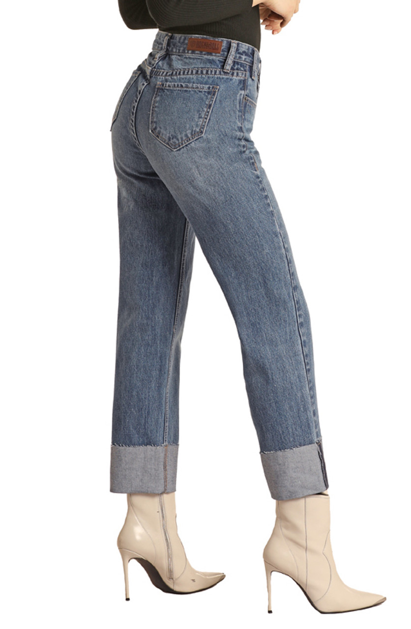 Judy Blue Dark Wash Cuffed Skinny Jeans · Filly Flair