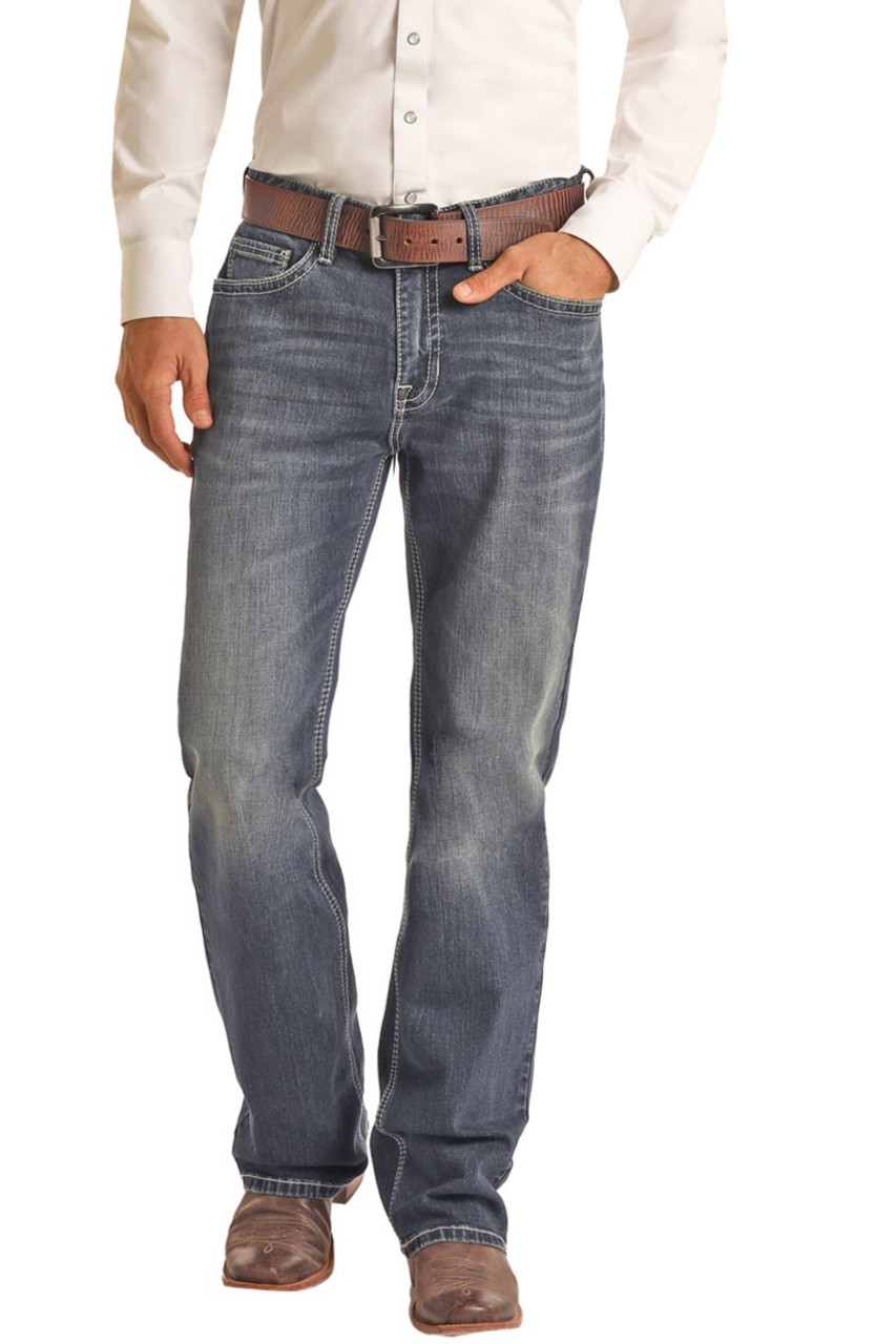 Men's Vintage '46 Relaxed Fit Stretch Straight Jeans - Medium Vintage ...
