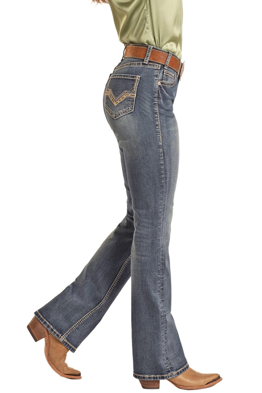Women's Mid Rise Extra Stretch Riding Jeans - Medium Vintage | Rock and ...