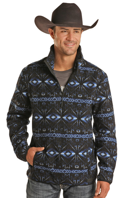 Taupe Men's Aztec Hoodie - Rock&Roll Denim – Guadalajara Western Wear