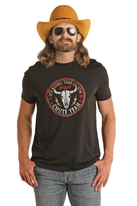 Unisex Dale Brisby Graphic T-Shirt in Black - Men's