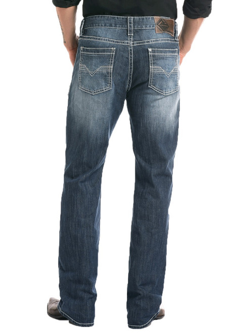 Relaxed Fit Stretch Straight Bootcut Jeans #M0S3473