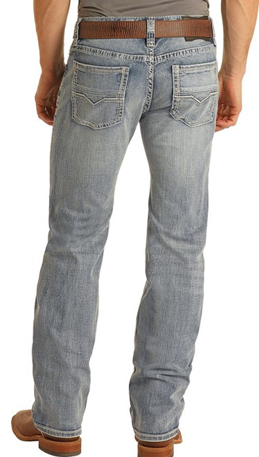 Regular Fit Stretch Straight Bootcut Jeans #M1P2771
