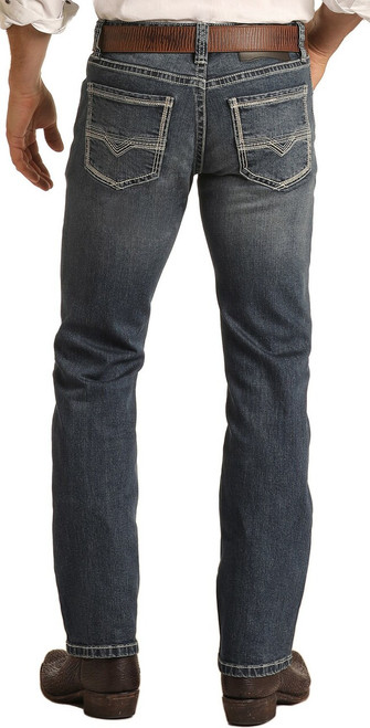 Slim Fit Stretch Straight Bootcut Jeans #M1R3585