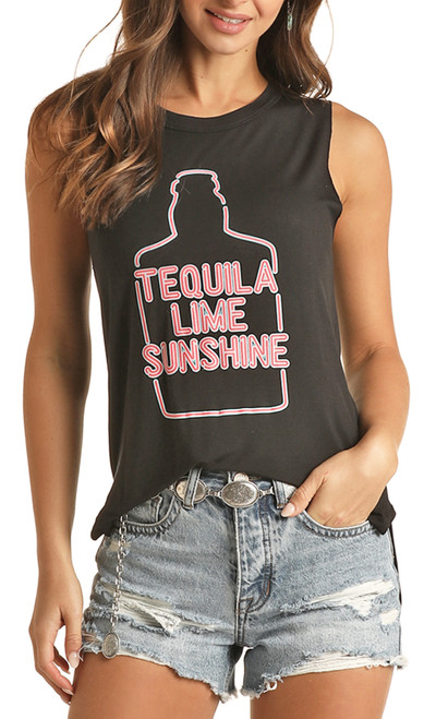 Tequila Lime Sunshine Graphic Tank