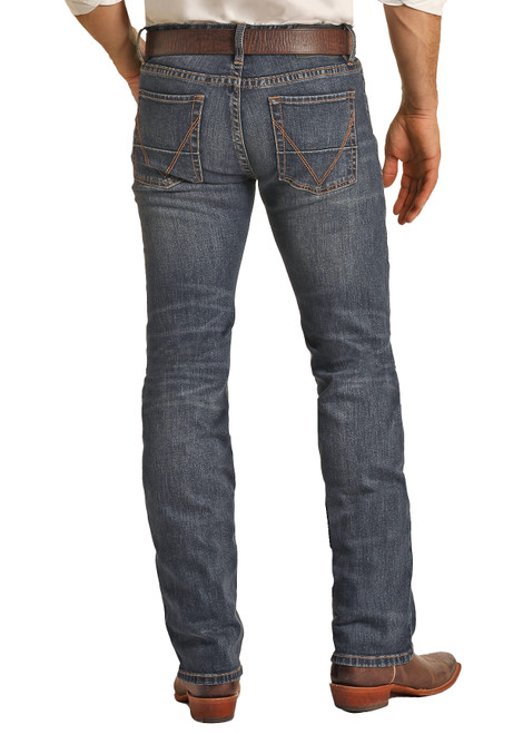 Wrangler Men's Slim Straight Fit Jean with Stretch 