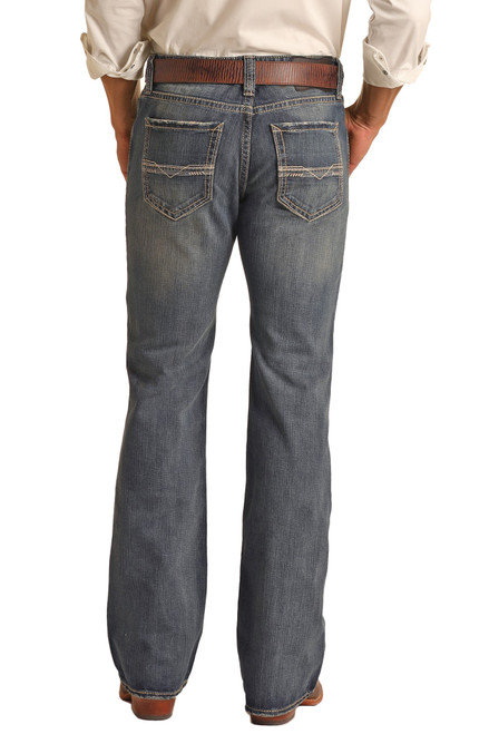 Men's Regular Fit Bootcut Jeans - Rock and Roll Denim