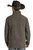 Men's Powder River Solid Pullover in Charcoal - Back