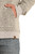 Solid Knit Hoodie in Grey - Detail