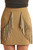 Women's Fringe Mini Skirt in Natural - Detail