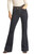 Women's Mid Rise Extra Stretch Trouser Jeans in Dark Wash - Front
