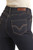 Women's Mid Rise Extra Stretch Trouser Jeans in Dark Wash - Detail