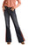 Women's Hooey Mid Rise Extra Stretch Trouser Jeans in Dark Wash - Front