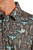 Men's Western Print Polo in Charcoal - Detail