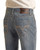 Men's Relaxed Fit Straight Bootcut Jeans in Light Vintage - Detail