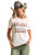 Women's Bulls and Broncs Graphic Tee in White - Front