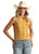 Women's Ribbed with Studs Tank in Mustard - Front