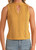 Women's Ribbed with Studs Tank in Mustard - Detail