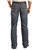 Men's Regular Fit Straight Bootcut Jeans in Dark Vintage - Back