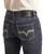 Men's Dark Vintage Slim Straight Jeans in Dark Vintage - Detail