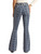 Women's High Rise Slim Fit Flare Jeans in Medium Wash - Back