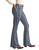 Women's High Rise Slim Fit Flare Jeans in Medium Wash - Side