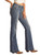 Women's Mid Rise Relaxed Fit Trouser Jeans in Medium Wash - Side