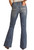 Women's Mid Rise Relaxed Fit Trouser Jeans in Medium Wash - Back