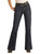 Women's High Rise Relaxed Fit Trouser Jeans in Dark Wash - Front