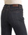 Women's High Rise Relaxed Fit Trouser Jeans in Dark Wash - Detail