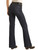 Women's High Rise Relaxed Fit Trouser Jeans in Dark Wash - Back