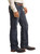 Men's Relaxed Fit Straight Bootcut Jeans in Dark Vintage - Side
