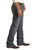 Men's Regular Fit Straight Bootcut Jeans in Medium Vintage - Side