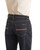 Men's Vintage 46' Relaxed Tapered Stackable Bootcut Jeans in Dark Wash - Detail