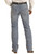 Men's Vintage 46' Relaxed Tapered Stackable Bootcut Jeans in Light Wash - Back