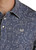 Men's Western Print Polo in Blue - Detail