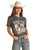 Rodeo Time Graphic Tee in Charcoal - Ladies