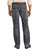 Men's Regular Fit Straight Bootcut Jeans in Medium Wash- Back