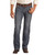 Men's Regular Fit Straight Bootcut Jeans in Medium Wash- Front