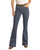 Women's High Rise Relaxed Fit Trouser Jeans in Dark Wash- Front