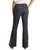Women's Mid Rise Relaxed Fit Trouser Jeans in Dark Wash- Back