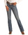 Women's Mid Rise Regular Fit Riding Jeans in Medium Vintage- Front