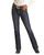 Women's Mid Rise Regular Fit Riding Jeans in Dark Vintage- Front