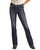 Women's Mid Rise Regular Fit Bootcut Jeans in Dark Vintage- Front
