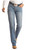Mid Rise Stretch Light Wash Bootcut Riding Jeans