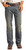 Relaxed Fit Stretch V Stitch Medium Wash Straight Bootcut Jeans