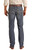 Men's Regular Tapered Stretch Stackable Bootcut Jeans in Dark Vintage - Back