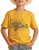 Boys' Dale Brisby "Dale Yeah" Graphic T-Shirts Shirt in Mustard - Front